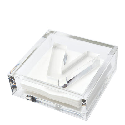 Clear Acrylic Initial Cocktail Holder