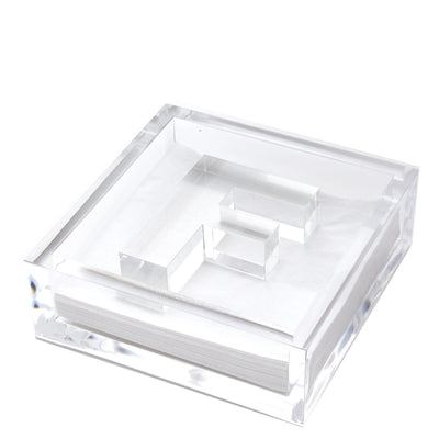 Clear Acrylic Initial Cocktail Holder