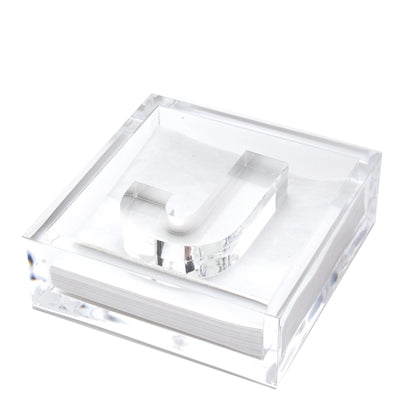 Clear Acrylic Initial Cocktail Holder