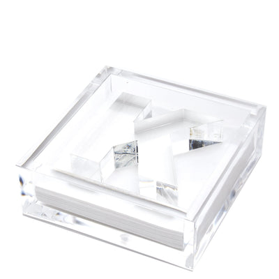 Clear Acrylic Initial Cocktail Holder