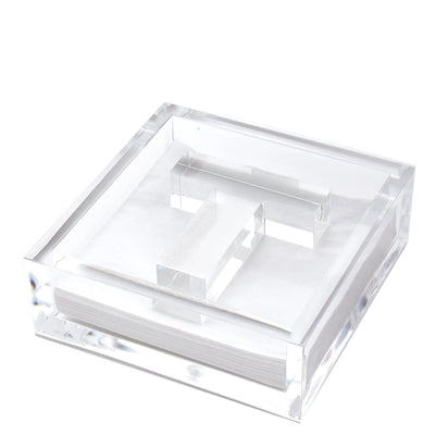 Clear Acrylic Initial Cocktail Holder