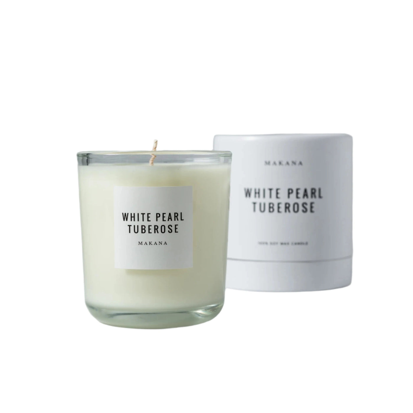 Soy Wax Candle<br>White Pearl Tuberose